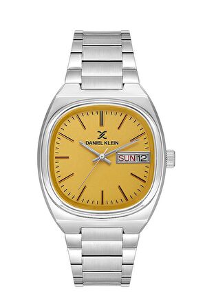 DANIEL KLEIN DK102-DK.1.13751-2 SARI KADRAN METAL ERKEK KOL SAATİ