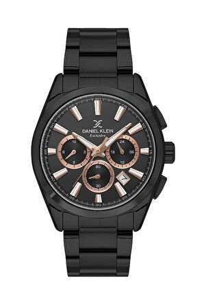 Daniel Klein DK.1.13808-5 Exclusive Fonksiyonlar Aktif Çelik Kaplama  Erkek Kol Saati