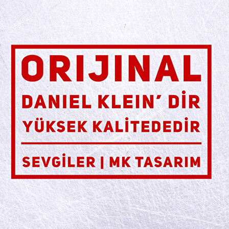 Daniel Klein Kadın Çelik Yüzük  DKJ.3.6006-S-3 (  17 mm iç çapındadır - SMALL )
