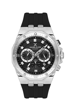 DANIEL KLEIN DK103-DKE.1.10655-1 SİYAH SİLİKON KORDON ERKEK KOL SAATİ