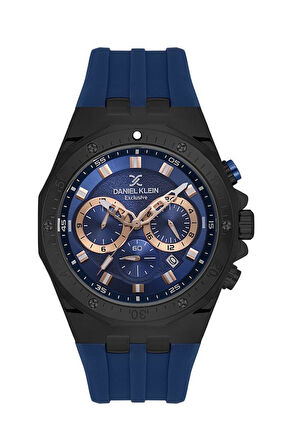 DANIEL KLEIN DK103-DKE.1.10655-2 LACİVERT SİLİKON KORDON ERKEK KOL SAATİ