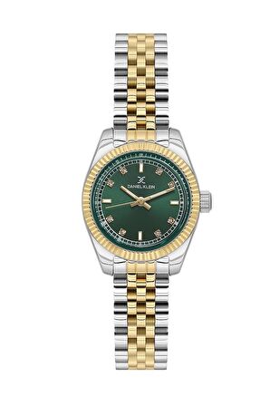DANIEL KLEIN DK102-DKE.1.10662-6 YEŞİL KADRAN ALTIN KAPLAMA KADIN KOL SAATİ