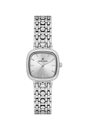 Daniel Klein DK.1.13876-1 Metal Kordonlu Kare Kasa Metalik Renk Kadın Kol Saati