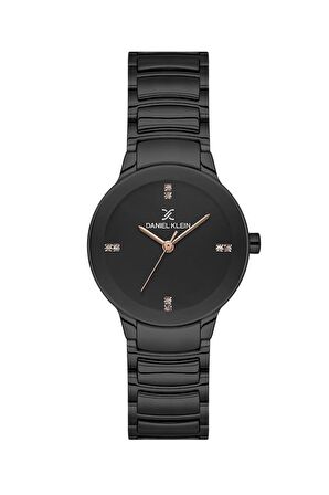 DANIEL KLEIN DK102-DK.1.13722-7 SİYAH İYON KAPLAMA KADIN KOL SAATİ