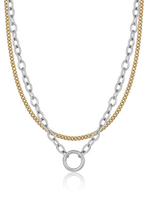 DANIEL KLEIN KADIN ÇELİK KOLYE DKJ.5.20007-3