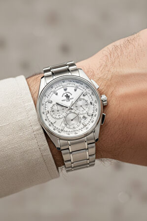 SBPC Gümüş Çelik Kordon Erkek Kol Saati LSB.1.10634-1