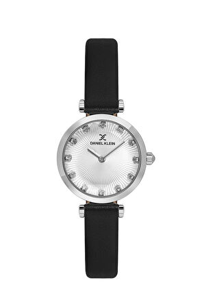 DANIEL KLEIN DK101-DK.1.13919-1 SİYAH DERİ KORDON KADIN KOL SAATİ