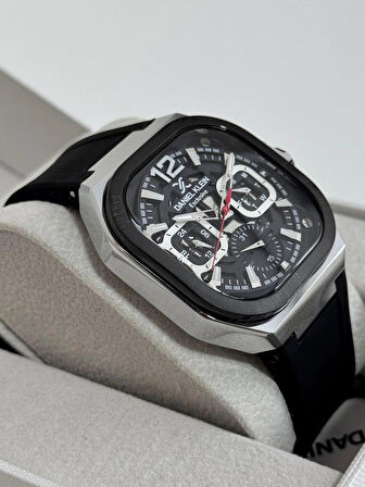 DANİEL KLEİN ERKEK KOL SAATİ ÇELİK KASA - DAYANIKLI SİLİKON KORDON 3 ATM SUYA DAYANIKLI