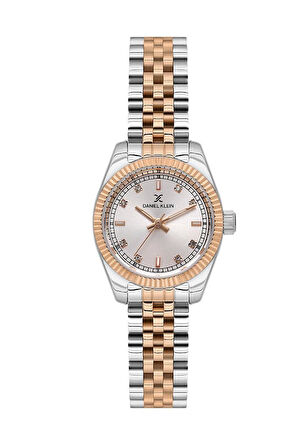 Daniel Klein DKE.1.10662-9 Taşlı Taasarım 3 Atm Suya Dayanıklı Rose Gold Kadın Kol Saati