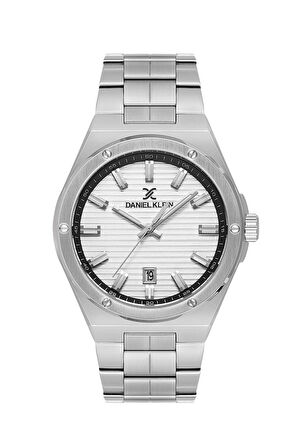 Daniel Klein DK.1.14073-1 Takvimli 3 Atm Suya Dayanıklı Metalik Renk Erkek Kol Saati