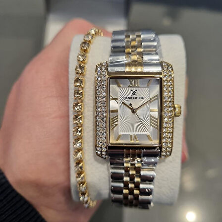 DANIEL KLEIN DKE.1.10809-3 Bileklik Hediyeli Kadın Kol Saati