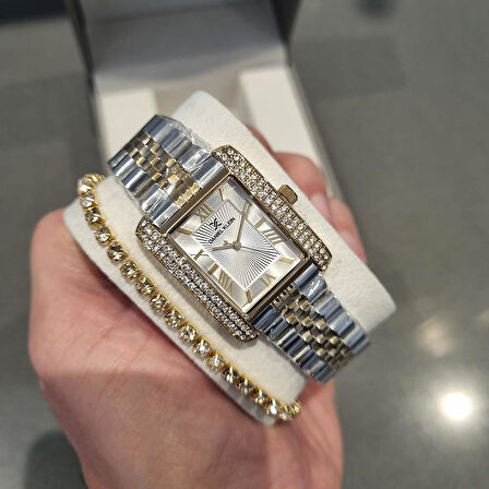 DANIEL KLEIN DKE.1.10809-3 Bileklik Hediyeli Kadın Kol Saati