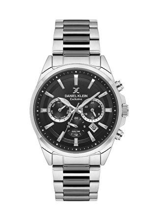 Daniel Klein DKE.1.10820-5 Exclusive Fonksiyonlar Aktif Takvimli Çelik Kasa 3 Atm Su Geçirmezlik Metalik Renk Erkek Kol Saati