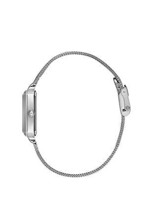 DANIEL KLEIN DK102-DKE.1.10822-2 HASIR KORDON DİKDÖRTGEN KADIN KOL SAATİ