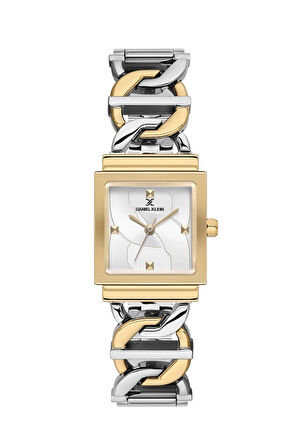 DANIEL KLEIN DK102-DK.1.13959-7 ALTIN KAPLAMA KARE KADIN KOL SAATİ