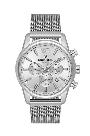 Daniel Klein DKE.1.10883-1 Hasır Kordon Exclusive Fonksiyonlar Aktif 3 Atm Suya Dayanıklı Metalik Renk Erkek Kol Saati
