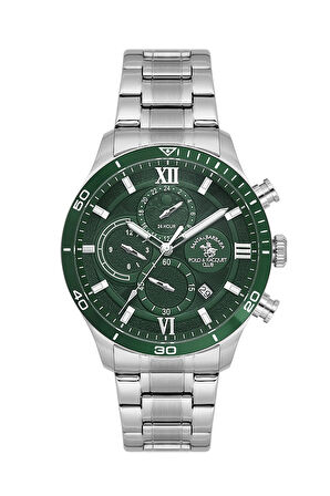 Santa Barbara Polo & Racquet Club Erkek Kol Saati ESSB.D.10048-4, Metal Kordon, 44 mm Kasa Çapı