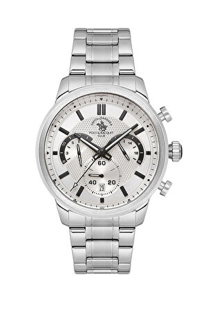 Santa Barbara Polo & Racquet Club Erkek Kol Saati ESSB.D.10050-1, Metal Kordon, 44 mm Kasa Çapı