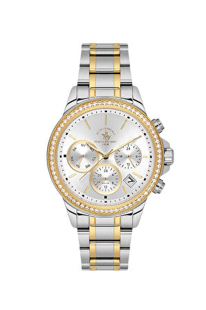 Santa Barbara Polo & Racquet Club Kadın Kol Saati ESSB.B.10621-4, Metal Kordon, 38 mm Kasa Çapı