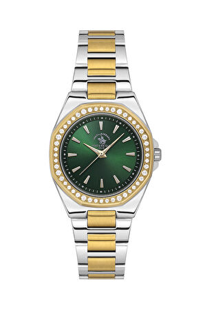 Santa Barbara Polo & Racquet Club Kadın Kol Saati ESSB.B.10647-5, Metal Kordon, 30 mm Kasa Çapı