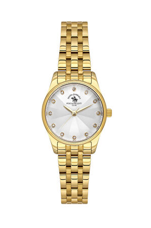 Santa Barbara Polo & Racquet Club Kadın Kol Saati ESSB.B.10649-3, Metal Kordon, 27 mm Kasa Çapı