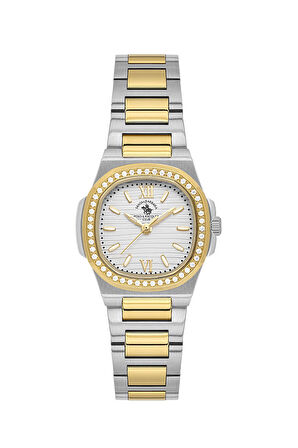 Santa Barbara Polo & Racquet Club Kadın Kol Saati ESSB.B.10658-3, Metal Kordon, 26 mm Kasa Çapı