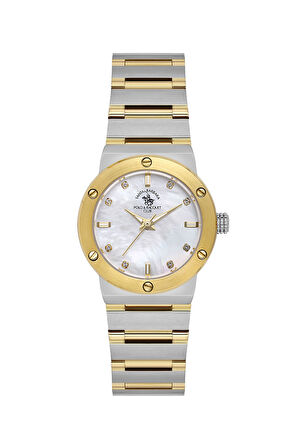 Santa Barbara Polo & Racquet Club Kadın Kol Saati ESSB.B.10664-4, Metal Kordon, 29 mm Kasa Çapı
