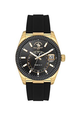 Santa Barbara Polo & Racquet Club Erkek Kol Saati ESSB.B.10669-3, Silikon Kordon, 41 mm Kasa Çapı