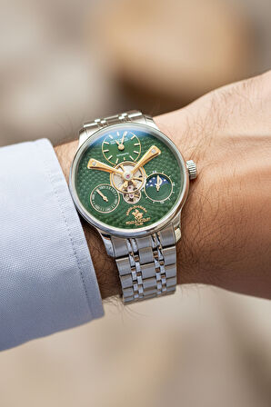 SBPC Gümüş Çelik Kordon Erkek Kol Saati LSB.1.10677-4