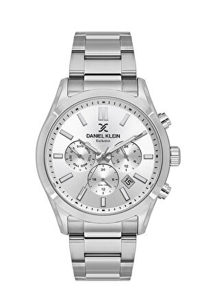 Daniel Klein DK.1.14213-1 Exclusive Fonksiyonlar Aktif 3 Atm Suya Dayanıklı Metalik Renk Erkek Kol Saati