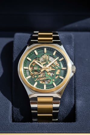 Bigotti Gold Gümüş Çelik Kordon Otomatik Erkek Kol Saati L-BG.1.10692-4