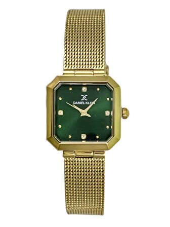 Daniel Klein DKE.1.10954 Kare Kadran Hasır Kordon 3 Atm Suya Dayanıklı Kadın Kol Saati