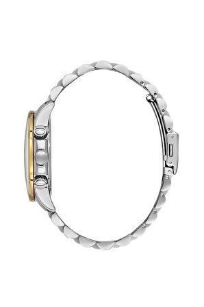 Daniel Klein DK.6.14232-6 Tüm Fonksiyonlar Aktif Metal Kordon Metal Kasa 3 ATM Suya Dayanıklı Metali-Altın Renk Erkek Kol Saati