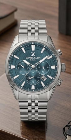 DANIEL KLEIN EXCLUSİVE (YENİ MODEL) DUAL TİME ÖZELLİKLİ ÇELİK ERKEK KOL SAATİ