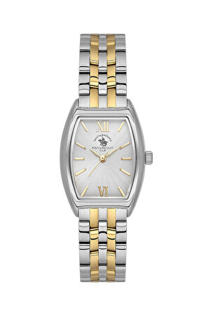 Santa Barbara Polo & Racquet Club Kadın Kol Saati ESSB.B.10671-5, Metal Kordon, 25 mm Kasa Çapı