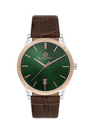 Bigotti Erkek Kol Saati ESBG.B.10672-5 Deri Kordon 39 mm Kasa Çapı