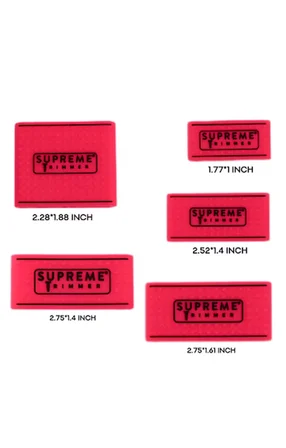 Supreme Trimmer Kırmızı Clipper Grip 5’li Set – Tüm Bedenler İçin Silikon Tutuş Aparatları