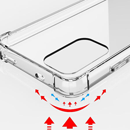 Xiaomi Redmi Note 10 Kılıf Köşeleri Airbagli Kamera Korumalı Silikon