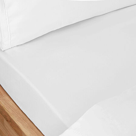 Bambu Nevresim Takımı Double Beyaz
