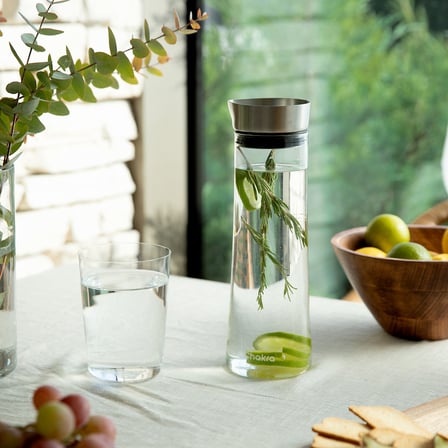 Teso Cam Sürahi 800 ml  Transparan