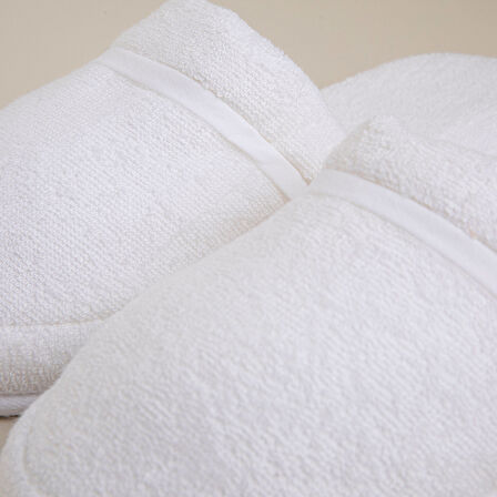 Solid Unisex Terlik Beyaz