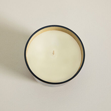 Metal Harfli Kokulu Mum Gunmetal