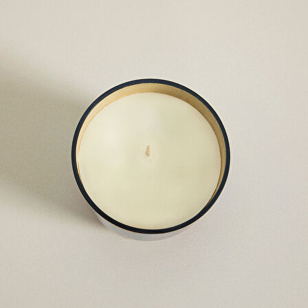 Metal Harfli Kokulu Mum Gunmetal