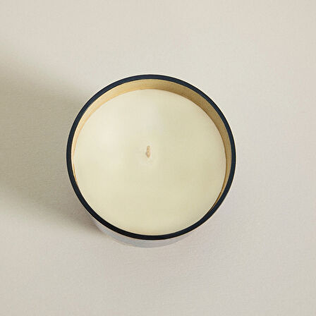 Metal Harfli Kokulu Mum Gunmetal