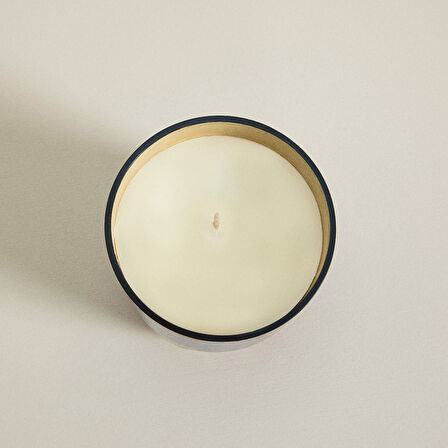 Metal Harfli Kokulu Mum Gunmetal