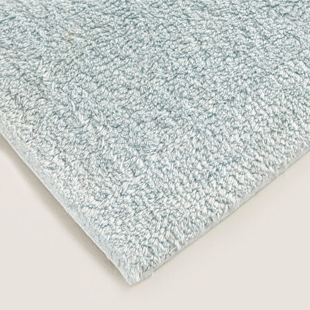Bamboo Solid Banyo Paspası 60x100 cm Açık Aqua