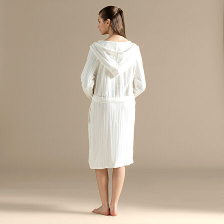 Armin Unisex Bornoz Beyaz