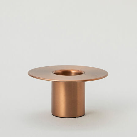 Dorothy Tealight Mumluk 12x6 cm  Bakır