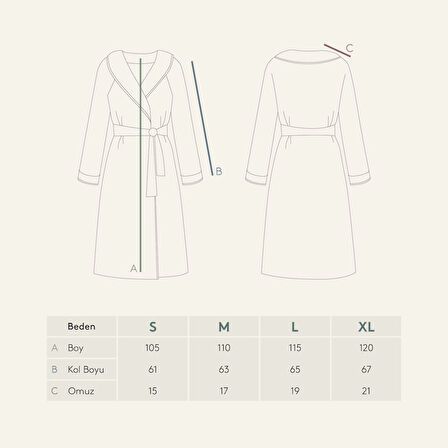 Felipe Kadın Bornoz  Beyaz