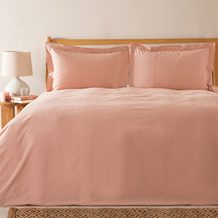 Laranja Nevresim Seti Çift Kişilik 200x220 cm KOYU SOMON